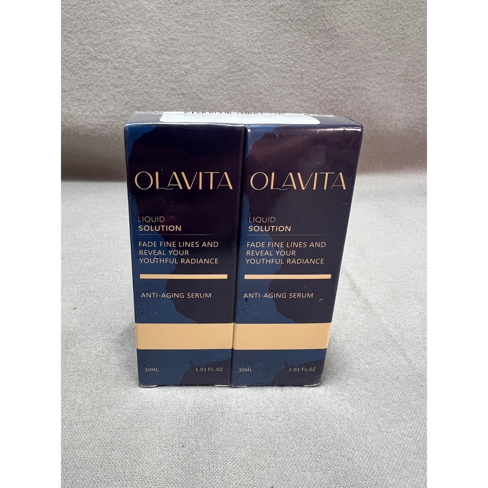 Olavita Anti-Aging Serum Blue 2-Pack Liquid Solution‎ Lifting Firming Skin 30ml